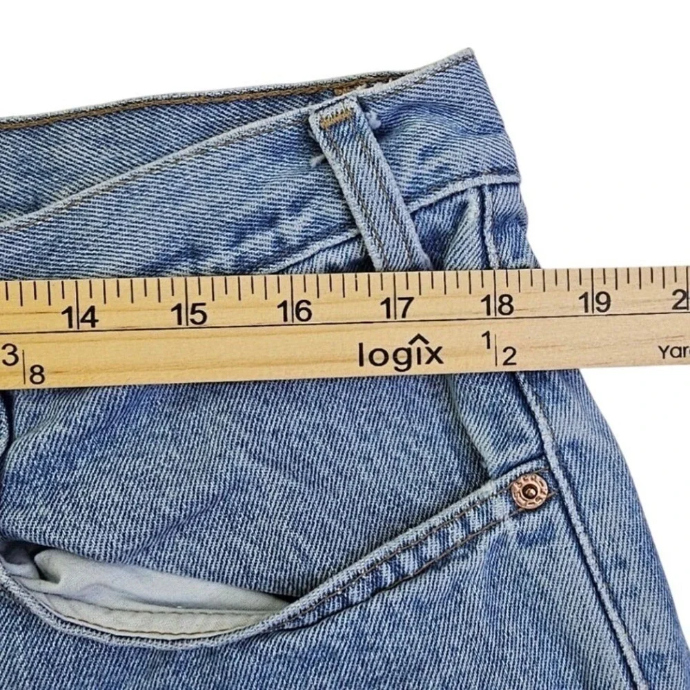 Levis 550 Relaxed Fit Jeans Mens 40x30 Light Wash Blue Tapered Denim 00550-4891